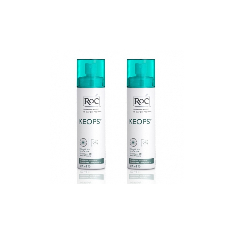 KEOPS Déodorant Spray Fraîcheur - 2x100ml