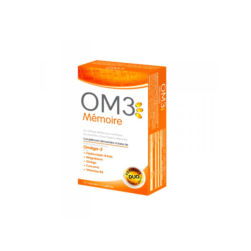 OM3 Memory - 15 capsules + 15 gélules