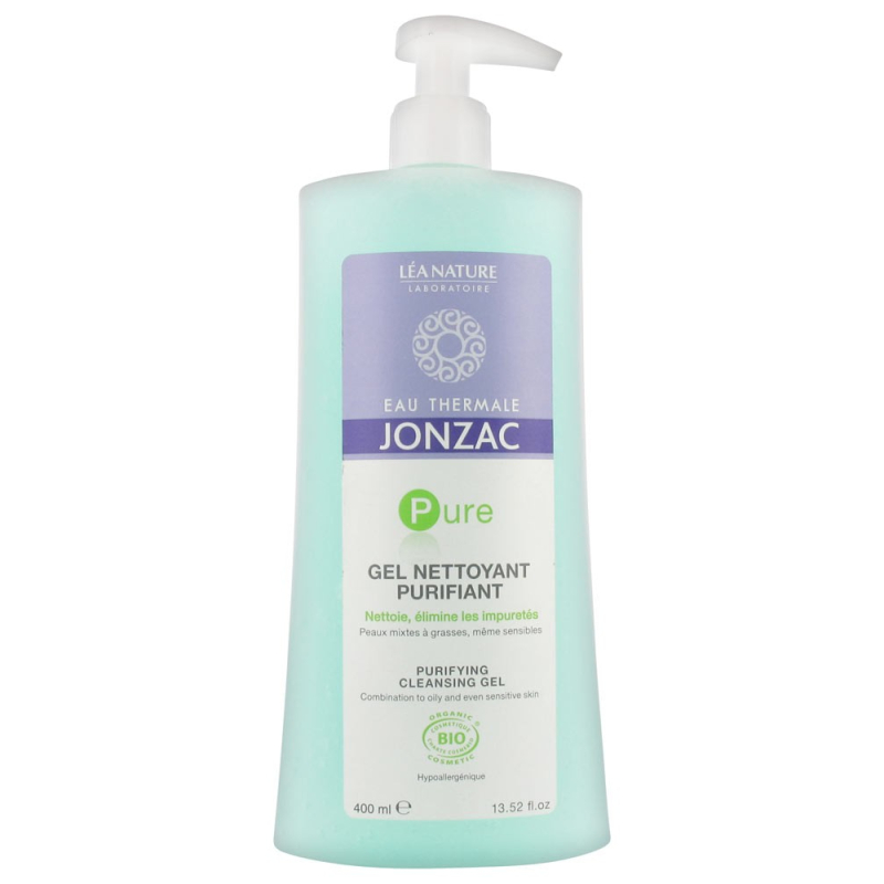 Jonzac Pure Gel nettoyant purifiant Bio - 400ml