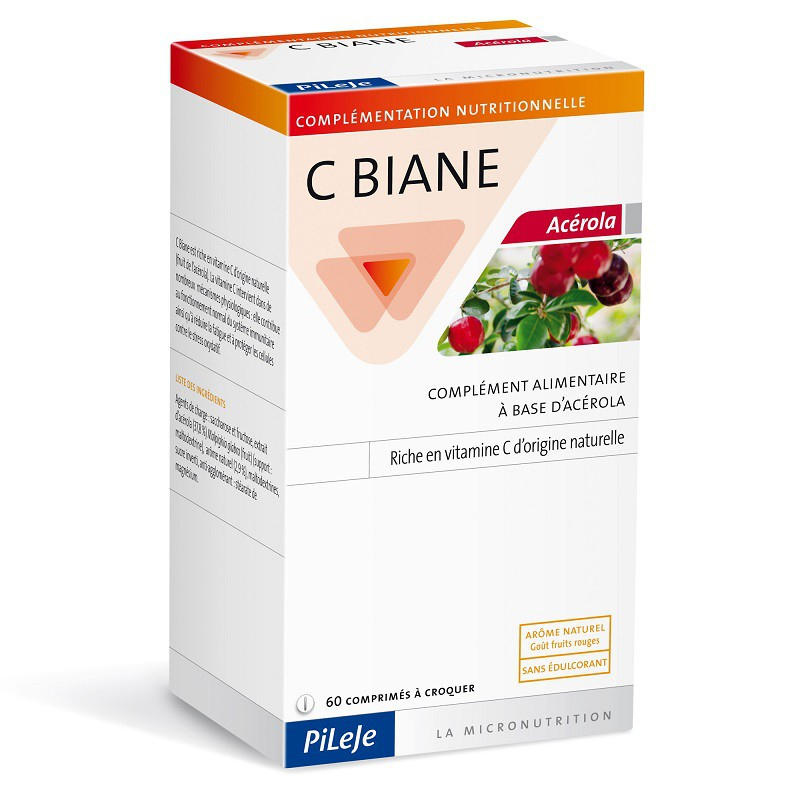  Pileje C Biane acérola - 60 comprimés