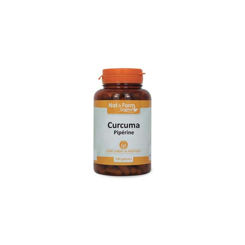 Curcuma Piperine - 200 gélules