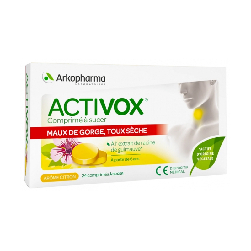 Activox® Comprimé à Sucer Citron - 24 comprimés