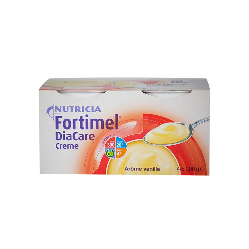 NUTRICIA Fortimel® DiaCare Crème Vanille - 4x200g