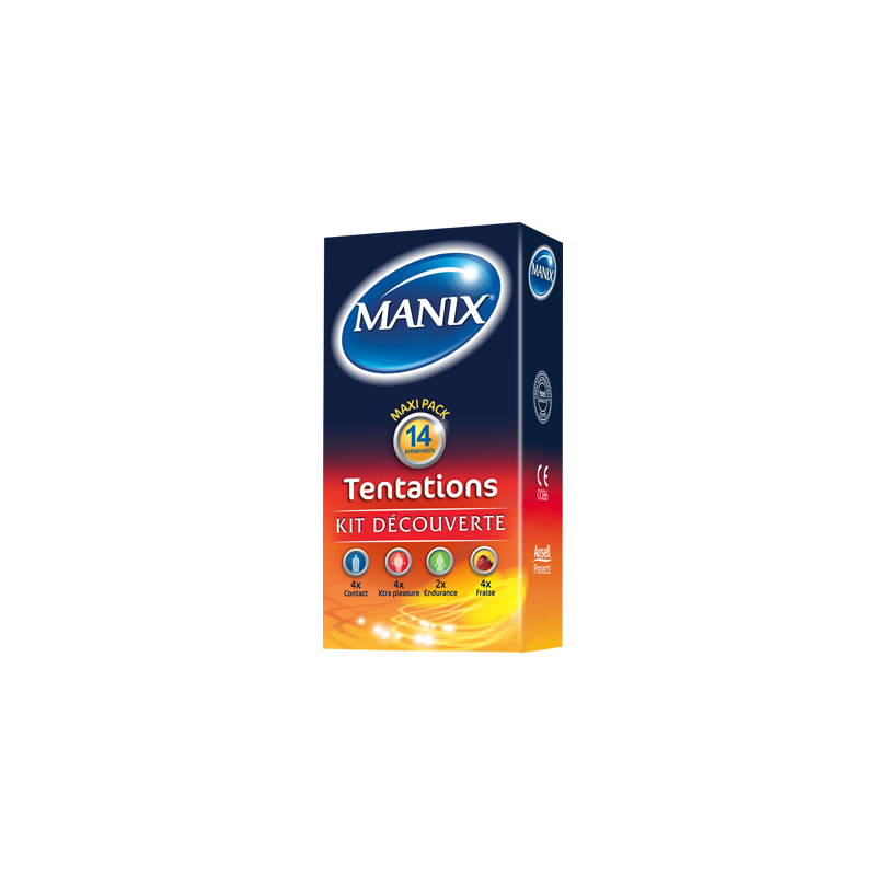 Manix Tentations, boîte de 14 préservatifs