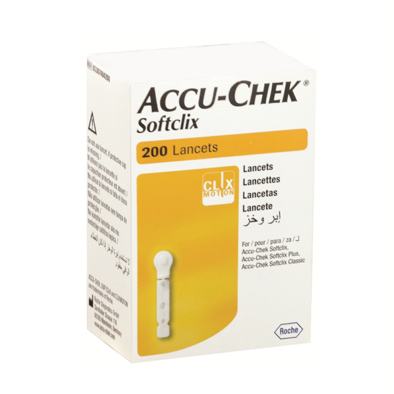 Accu Chek Softclix - 200 lancettes