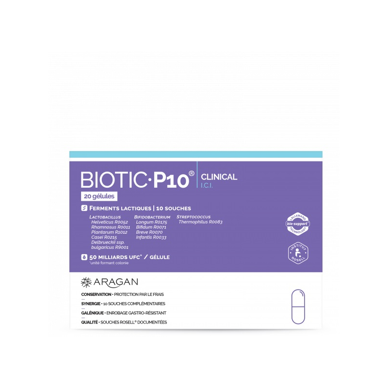 Biotic P10® Clinical I.C.I. - 20 gélules