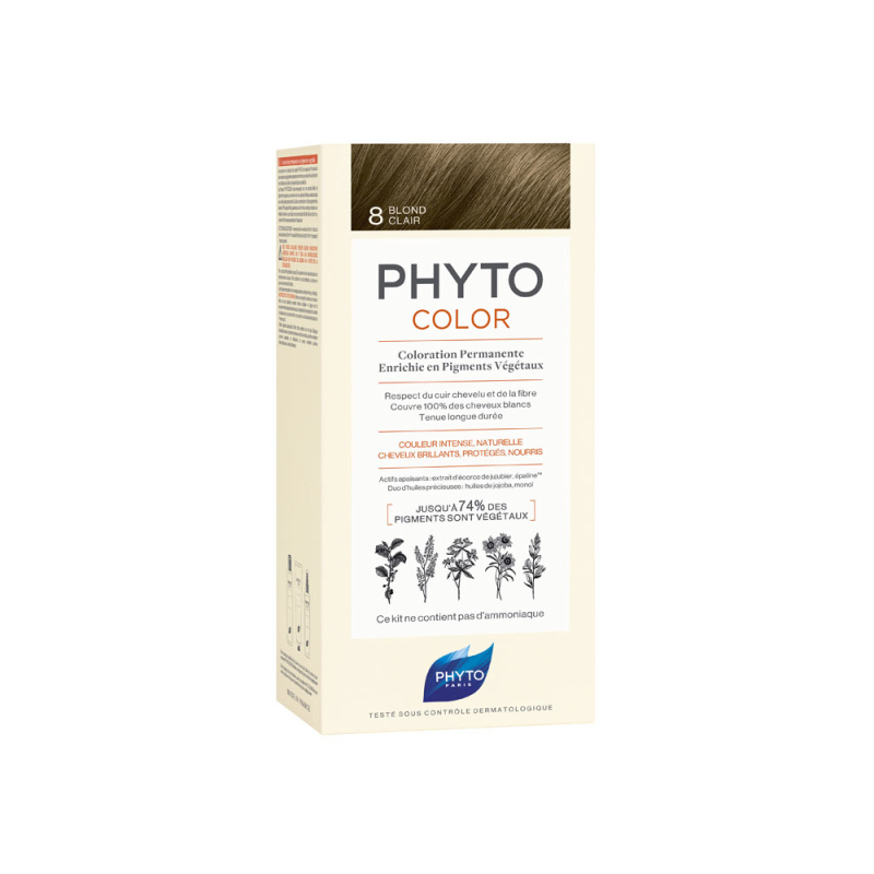 Phyto PhytoColor Coloration Permanente Coloration : 8 Blond Clair