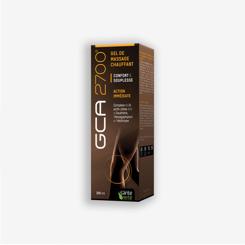 GCA 2700® Gel de Massage Chauffant - 100ml