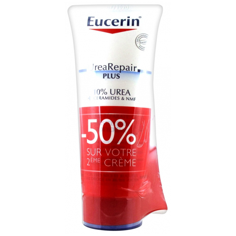 Eucerin UreaRepair PLUS Crème Pieds Réparatrice 10% Urée - Lot de 2 x 100 ml
