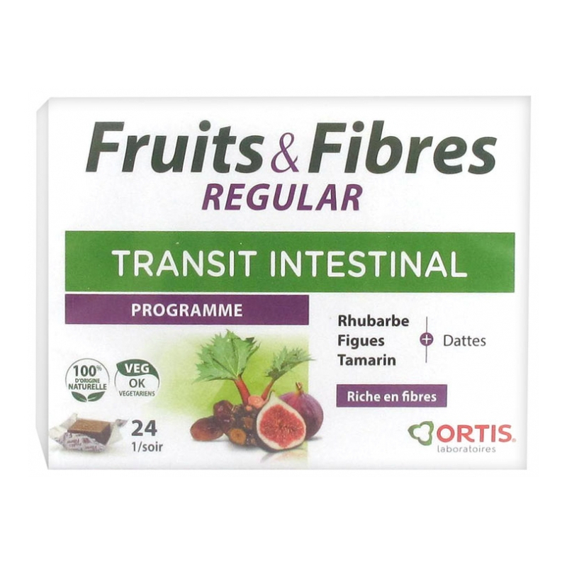 Ortis Fruits & Fibres Regular - 24 Cubes 