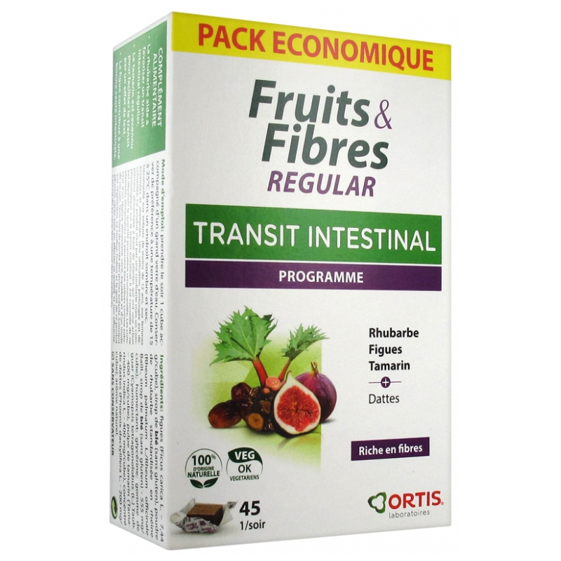 Ortis Fruits & Fibres Regular - 45 Cubes 