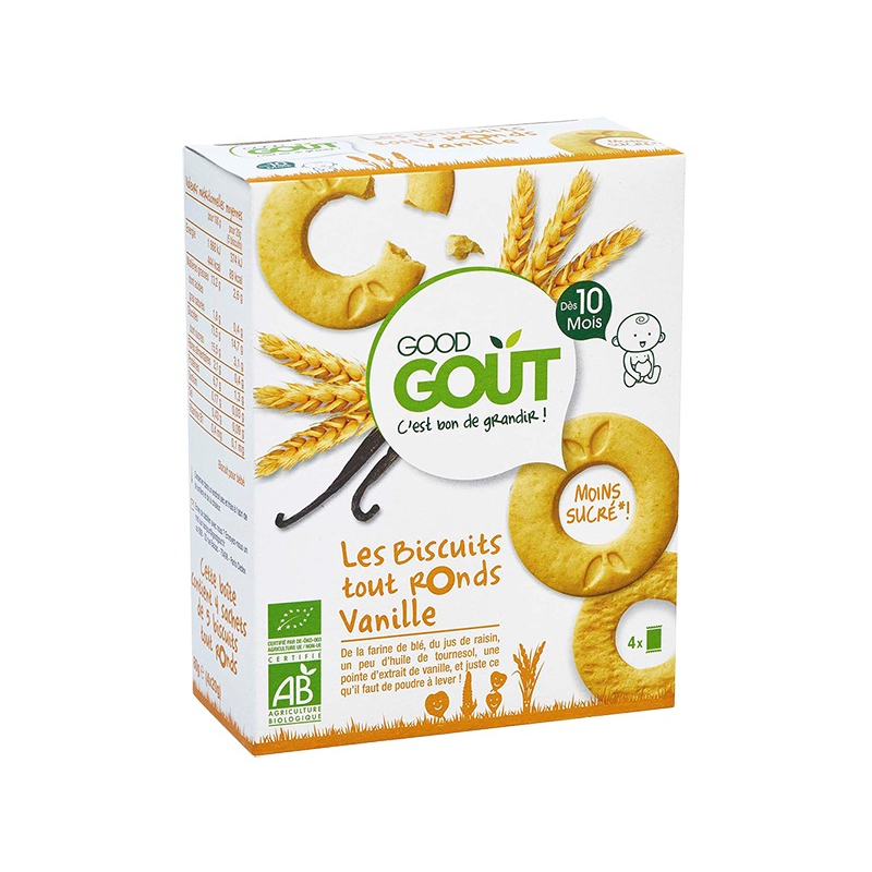 Biscuits Tout Ronds Vanille - 80g