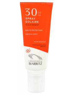 Biarritz Alga Maris Spray Solaire Visage et Corps SPF 30 Bio - 100 ml