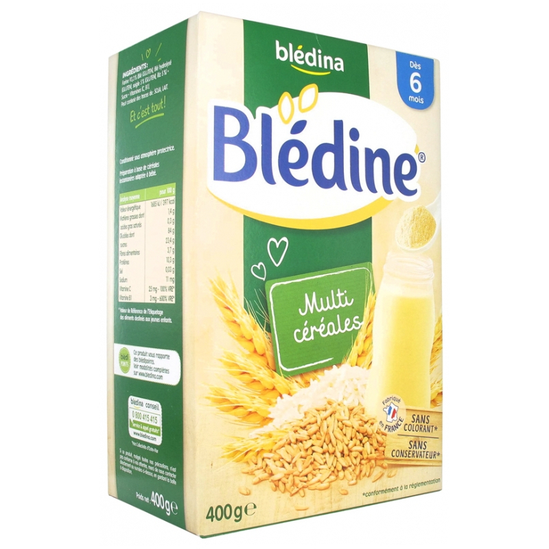 Blédina Blédine Multi Céréales dès 6 Mois - 400 g