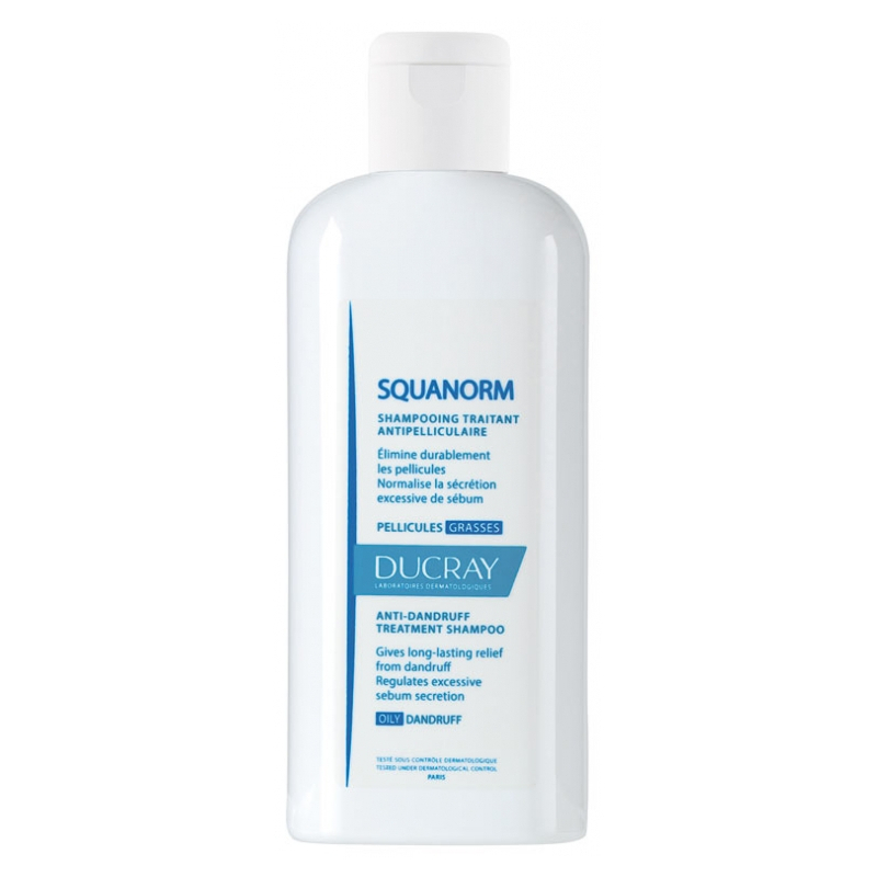 Ducray Squanorm Shampooing Traitant Antipelliculaire Pellicules Grasses - 200 ml