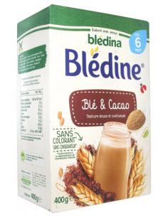 Blédine Blé & Cacao dès 6 Mois - 400g