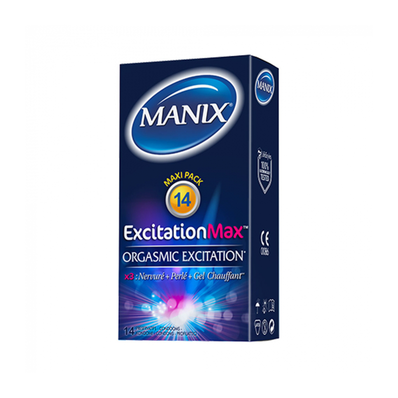 Manix Excitation Max - 14 Preservatifs