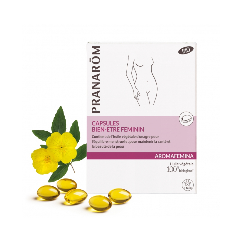 Pranarôm Aromafemina Capsules Bien-Etre Féminin Bio - 30 Capsules