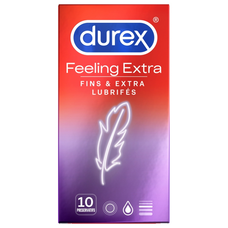 Durex Feeling Extra - 10 Préservatifs