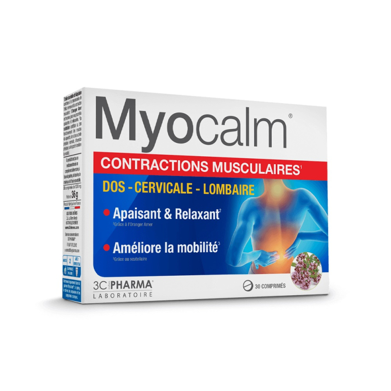 Myocalm Contractions Musculaires - 30 Comprimés