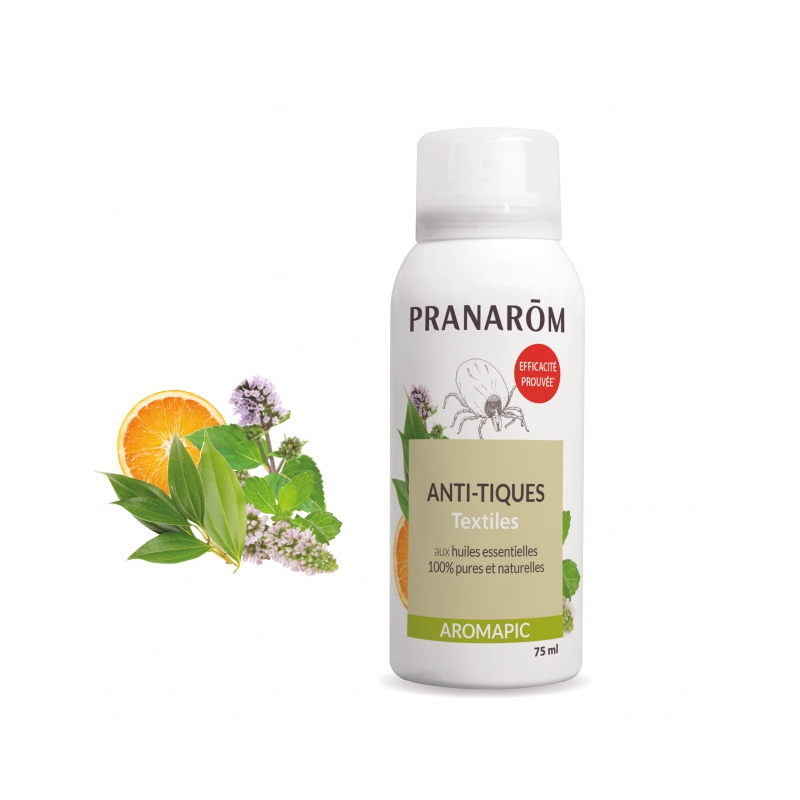 Pranarôm Aromapic Spray Anti-Tiques Textiles - 75ml