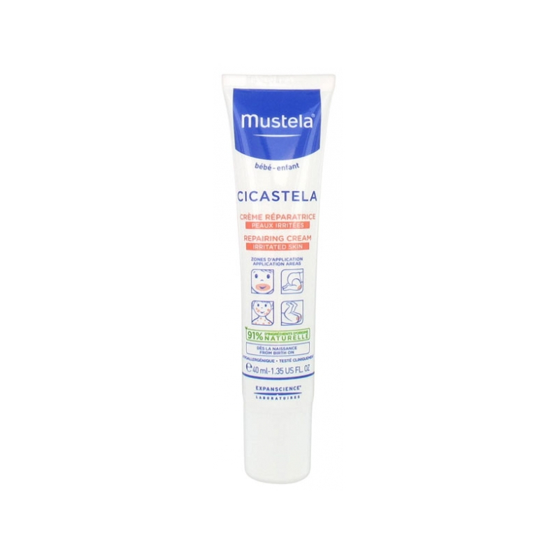 Mustela Cicastela Crème Réparatrice Peaux Irritées - 40ml