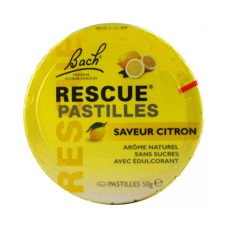 Rescue Bach Pastilles Saveur Citron - 50g