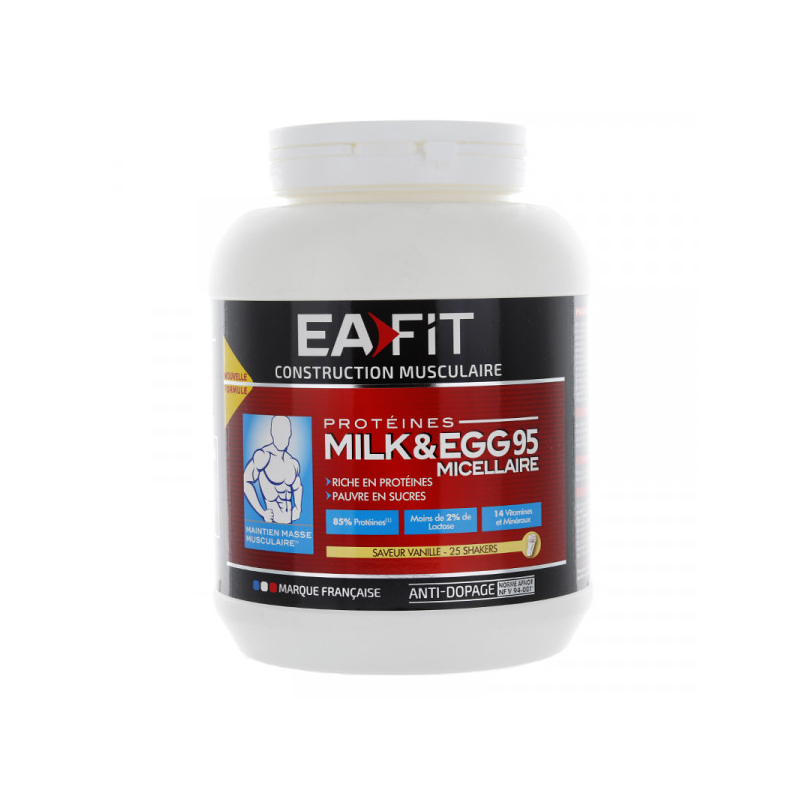 Eafit Milk & Egg 95 Micellaire vanille - 750g