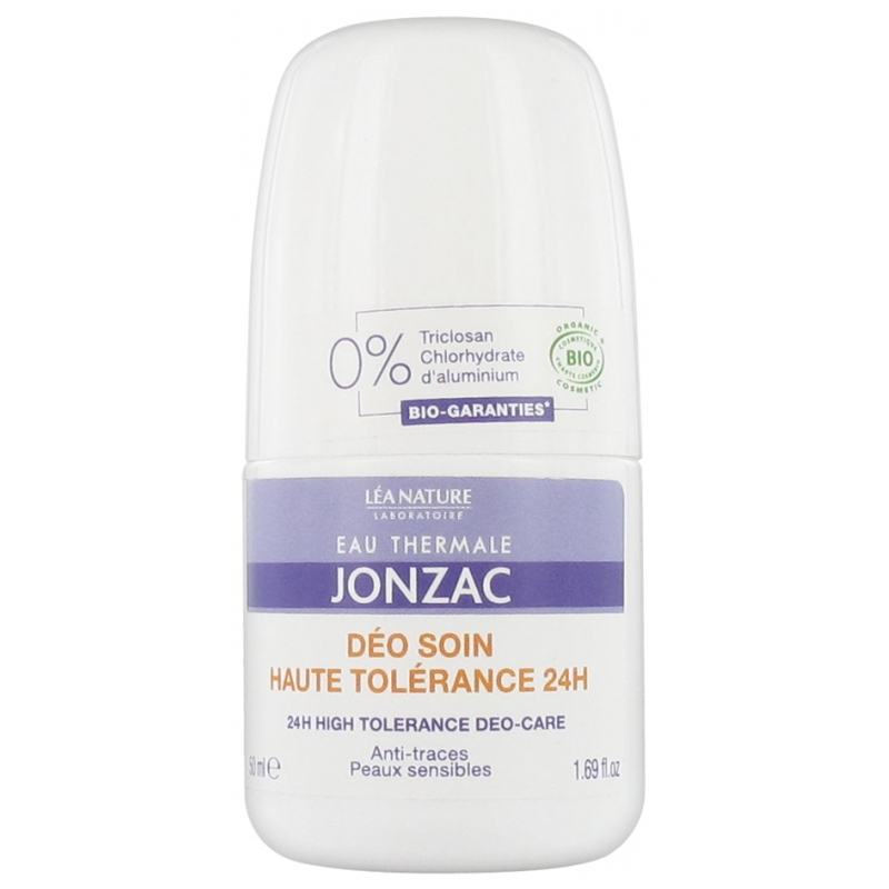 Jonzac Déo Soin Haute Tolérance 24H Bio - 50ml