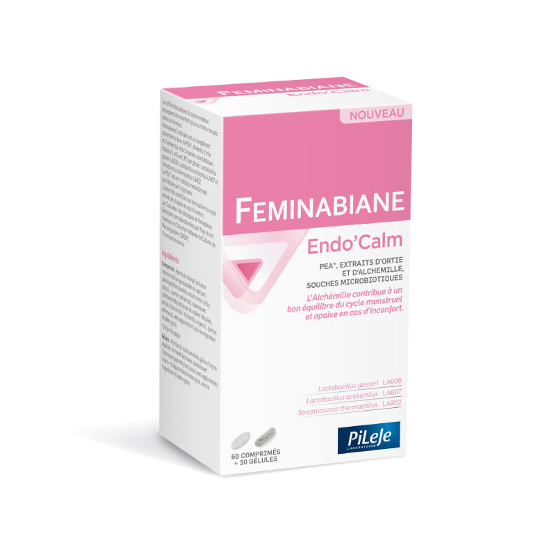 Pileje Feminabiane Endo'Calm - 60 comprimés + 30 gélules