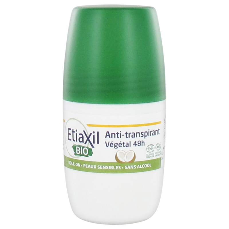 Etiaxil Déodorant Anti-Transpirant Végétal 48h Roll-On Bio - 50ml