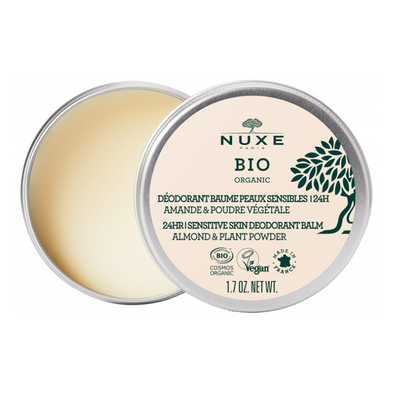 Nuxe Bio Organic Déodorant Baume Peaux Sensibles 24H - 50 g