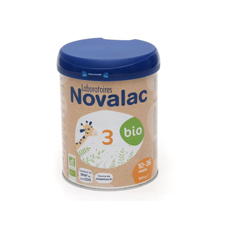 Novalac 3 lait de croissance Bio - 800 g