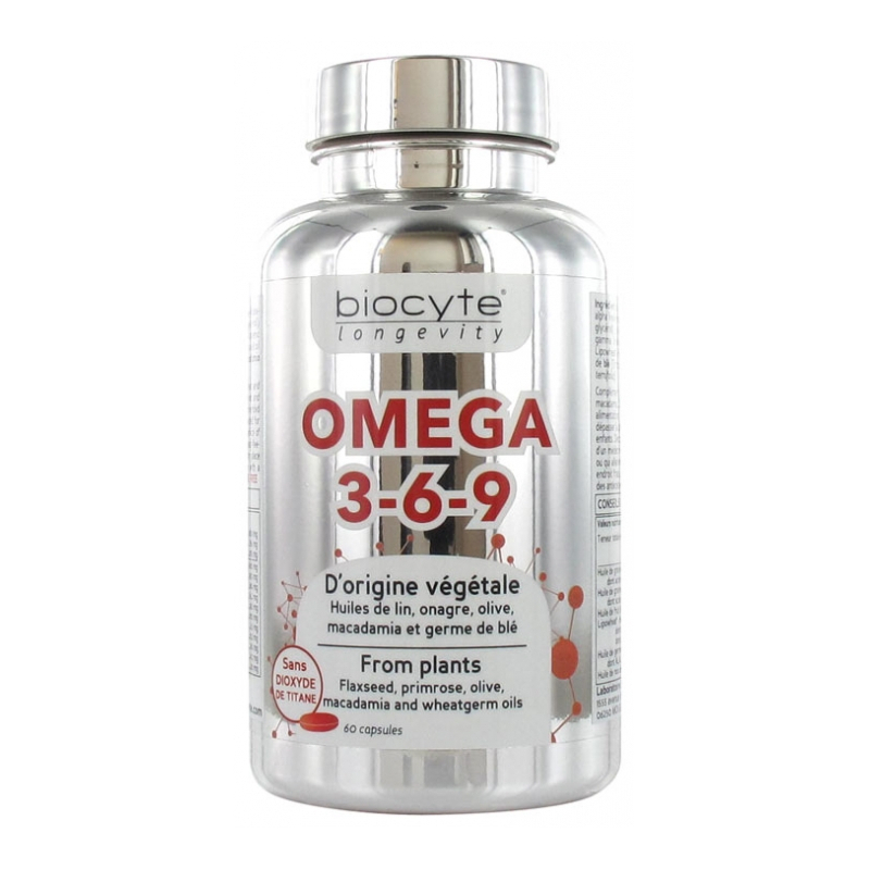 Biocyte Longevity Omega 3-6-9 - 60 Capsules
