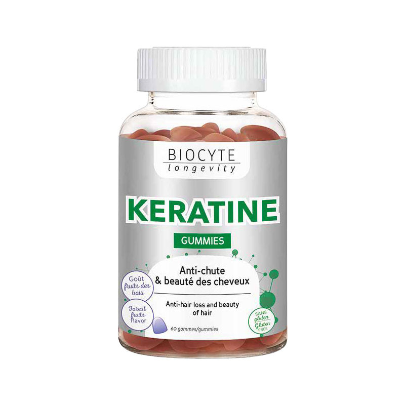 Biocyte Kératine - 60 Gummies