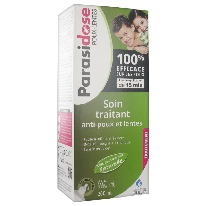 Parasidose Poux-Lentes Soin Traitant - 200 ml