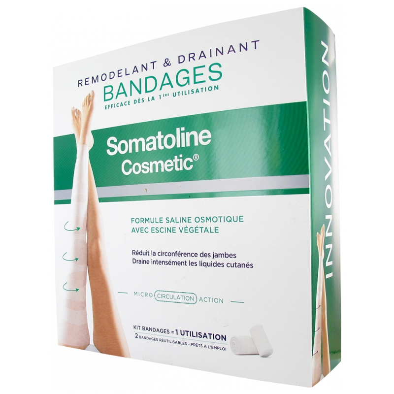 Somatoline Cosmetic Remodelant & Drainant Kit - 2 Bandages