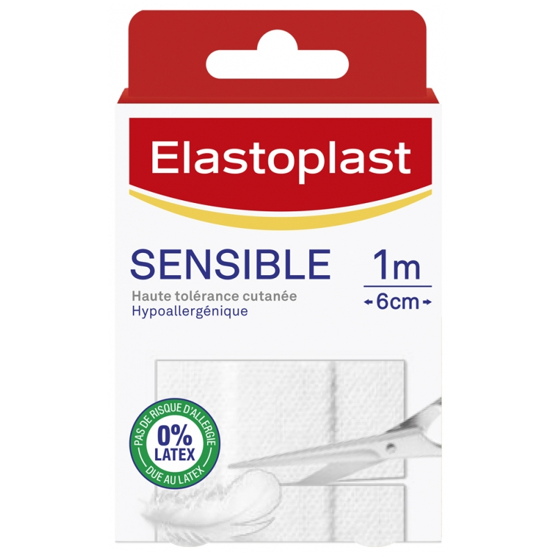 Elastoplast Sensible pansement à découper 10cmx6cm - 10 bandes