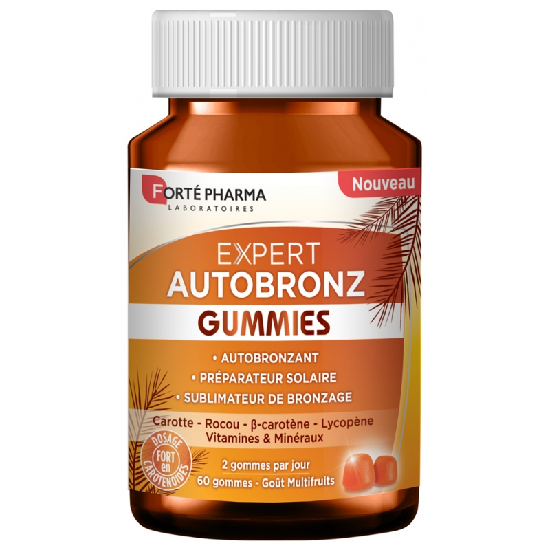 Forté Pharma Expert AutoBronz - 60 Gummies