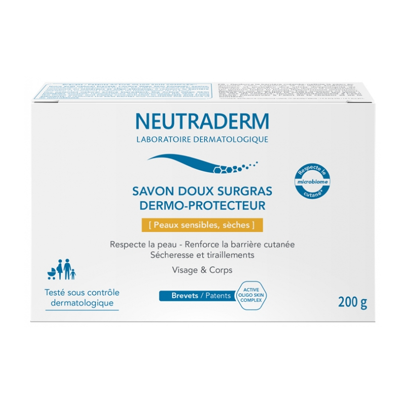 Neutraderm Savon Doux Surgras Dermo-Protecteur - 200 g