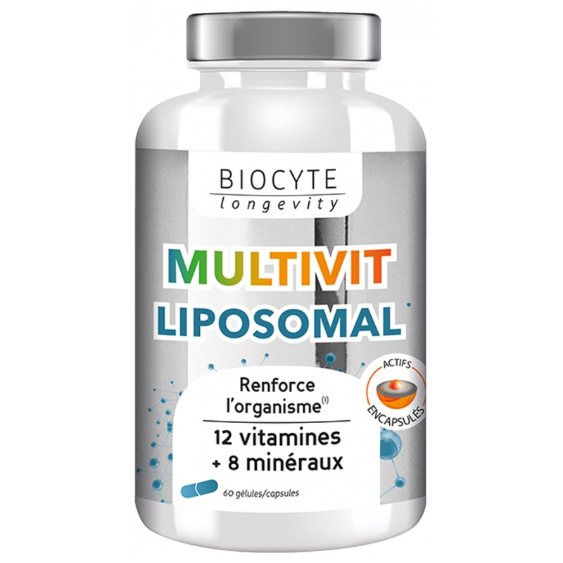 Biocyte multivit liposomal - 60 gélules