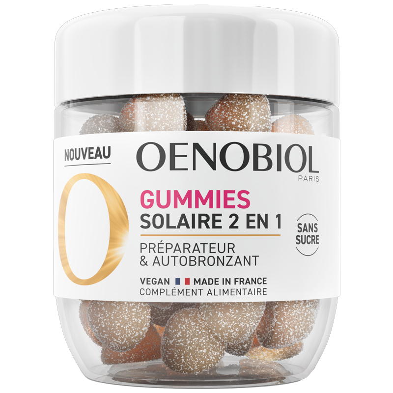 Oenobiol 60 Gummies Solaire 2en1 - 60 gummies