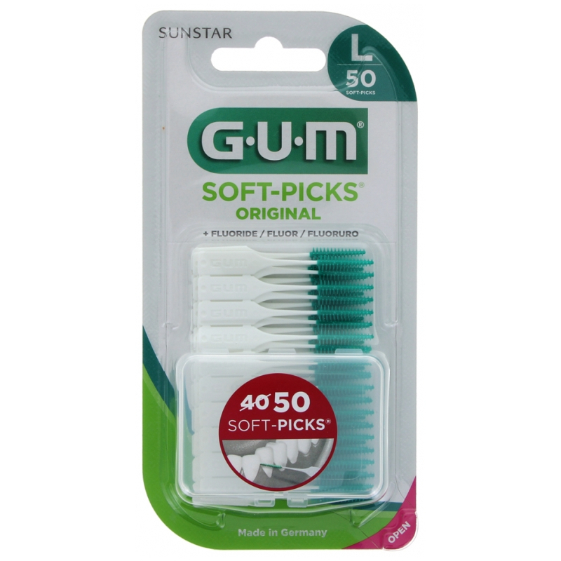 GUM Soft-Picks Advanced Medium - 60 Unités