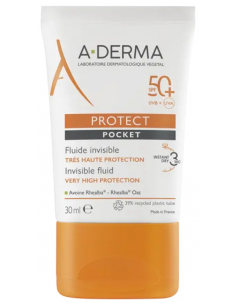 A-DERMA Protect Pocket Fluide Invisible Très Haute Protection - 30 ml