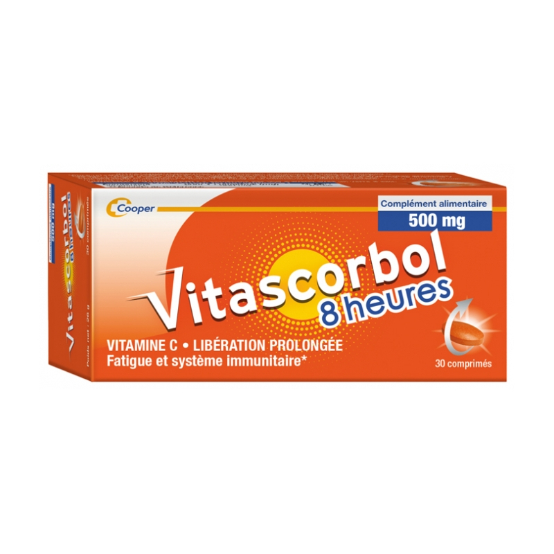 Vitascorbol 8 Heures - 30 Comprimés