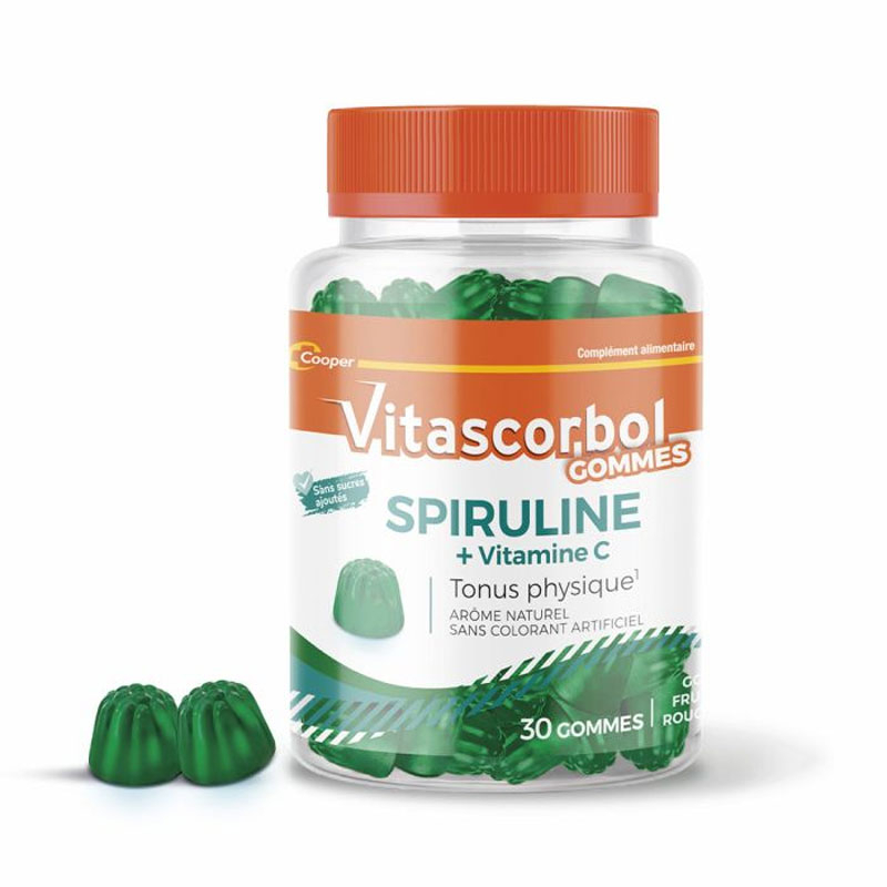 Vitascorbol Gommes Spiruline -30 gummies