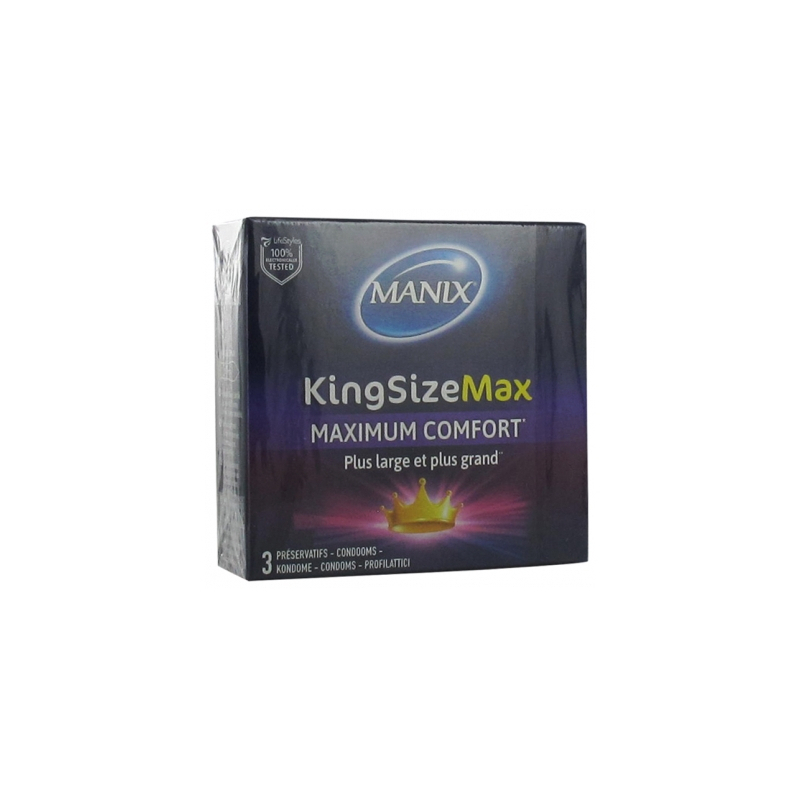 Manix King Size Max - 3 Préservatifs