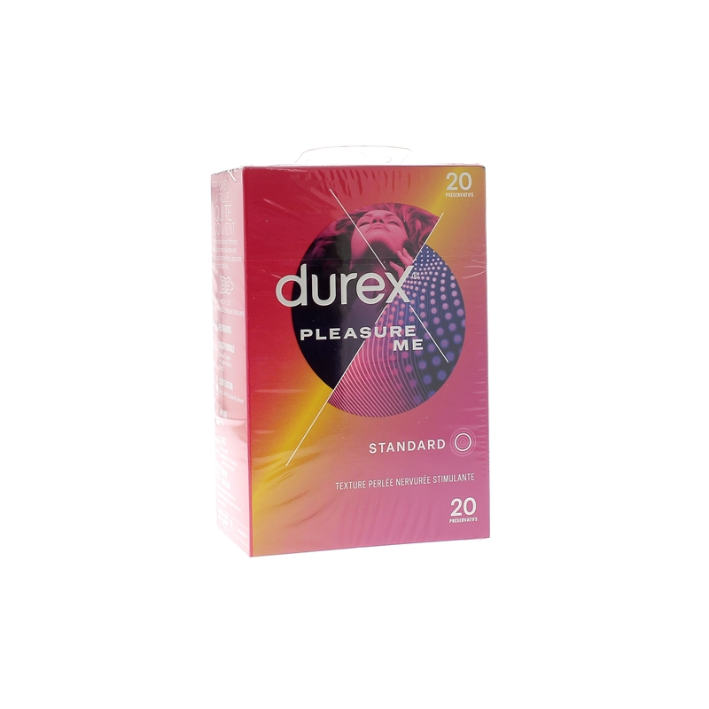 Préservatifs Pleasure Me Durex - 20 préservatifs
