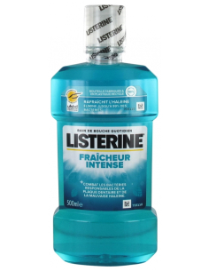 Listerine Bain de Bouche Fraîcheur Intense - 500 ml