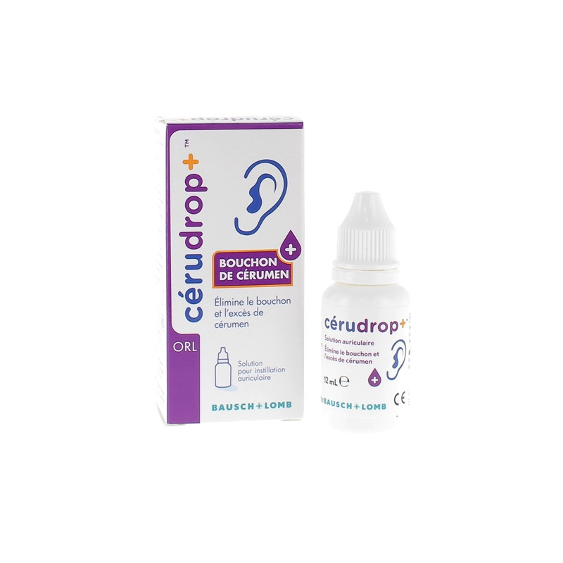 Bausch + Lomb CeruDrop+ Solution auriculaire - 12ml